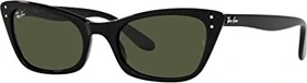 Ray-Ban RB2299 Lady Burbank 52mm poliert schwarz/grün