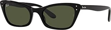 Ray-Ban RB2299 Lady Burbank 52mm poliert schwarz/grün