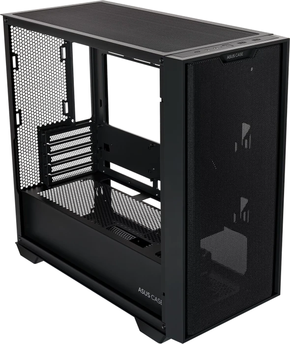 ASUS A21 Black, schwarz, Glasfenster