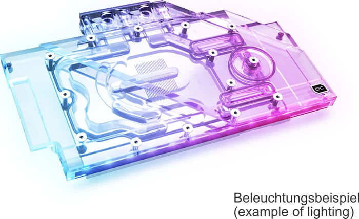 Alphacool Eisblock Aurora Acryl GPX-N RTX 3090/3080 TUF mit Backplate