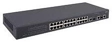 HP FlexNetwork 3100 24 SI v2 Rackmount Managed Switch, 24x RJ-45, 2x RJ-45/SFP