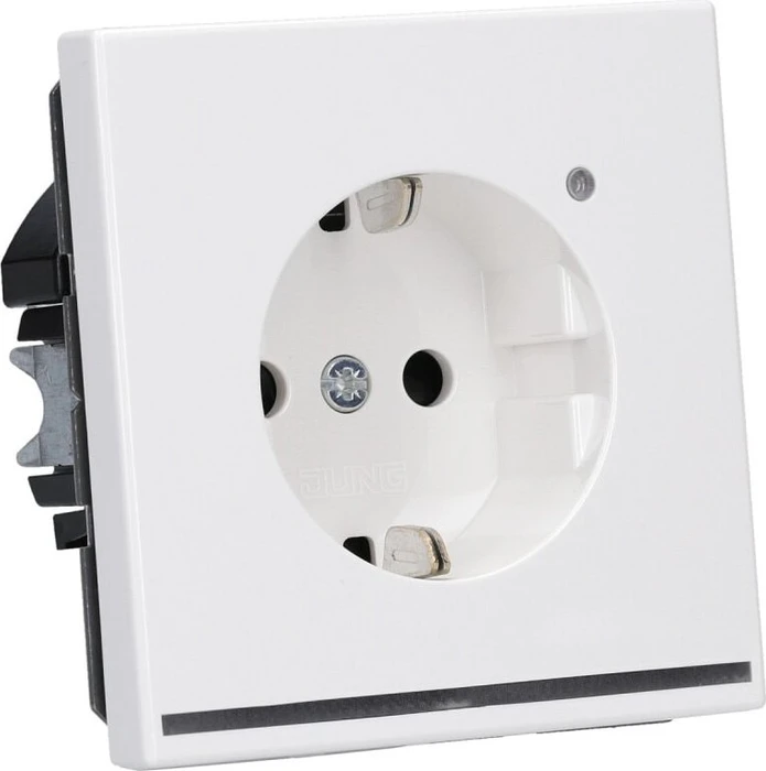 Jung Serie LS Steckdose Thermoplast 16A 250V, alpinweiß