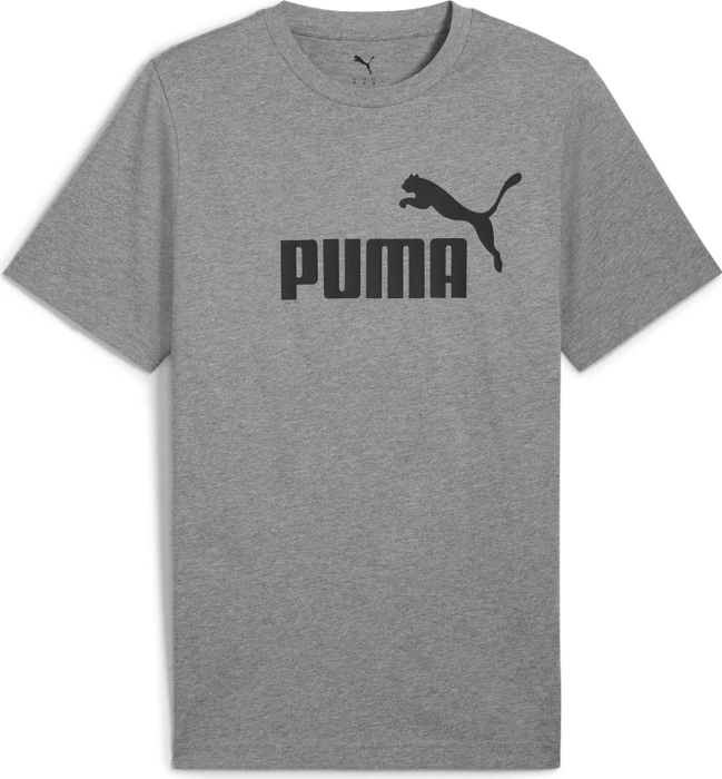 Puma Essentials No.1 Logo T-Shirt kurzarm medium grey heather