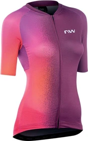 Northwave Blade Trikot kurzarm plum/iridescent (Damen)