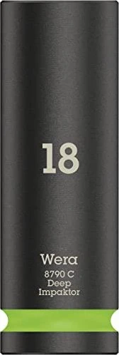 Wera 8790 C Impaktor Deep Außensechskant Steckschlüssel 1/2", 18x83mm