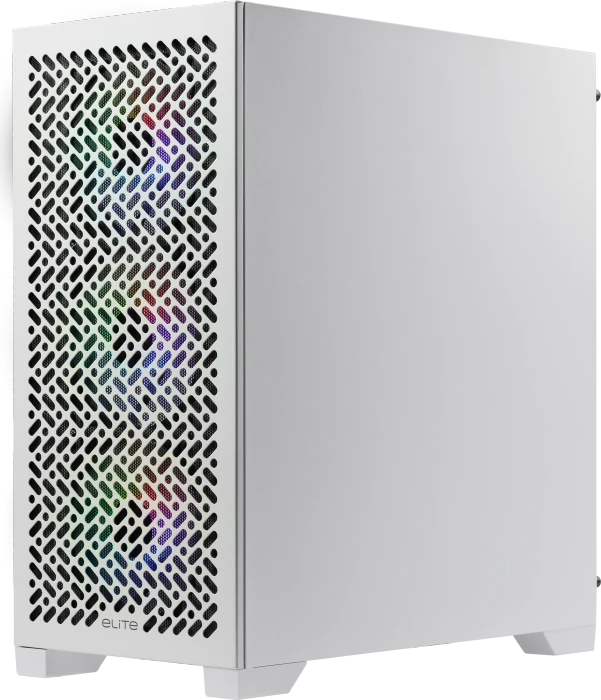 Cooler Master Elite 302 White, weiß, Glasfenster
