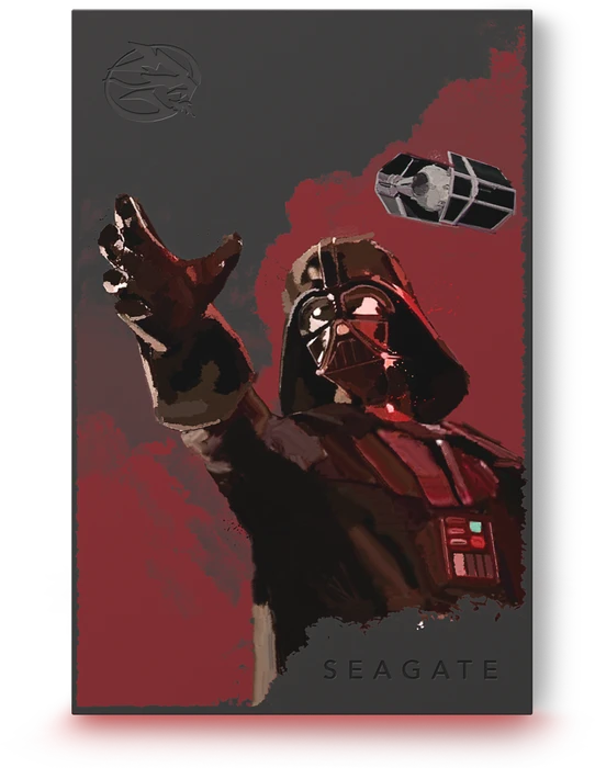 Seagate FireCuda Gaming HDD - Darth Vader Special Edition, 2TB, +Rescue, USB 3.0 Micro-B