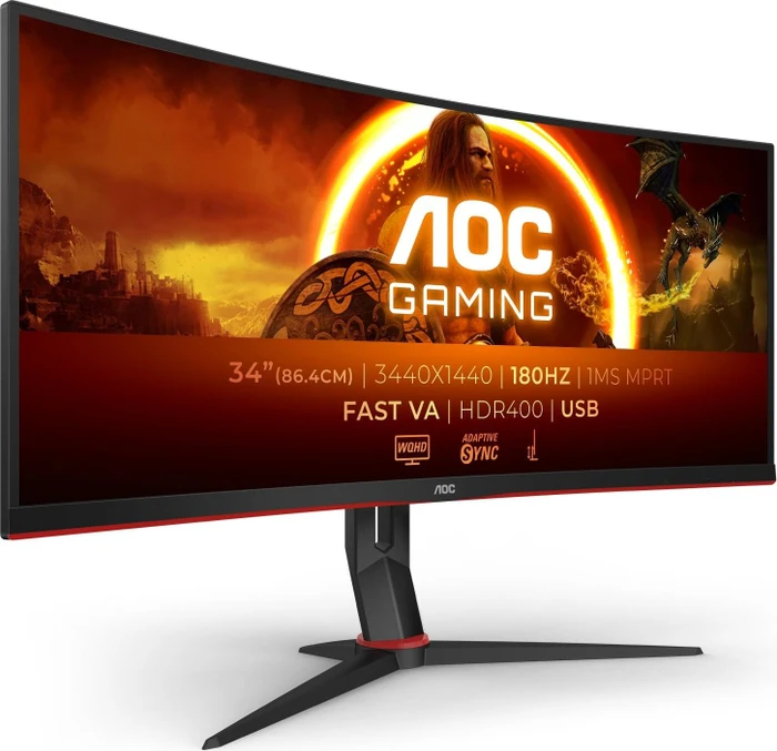 AOC CU34G2XPD/BK, 34"