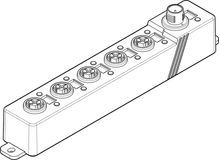 Phoenix Contact FL 1600 Industrial Wallmount Switch 1605 M12, 5x M12