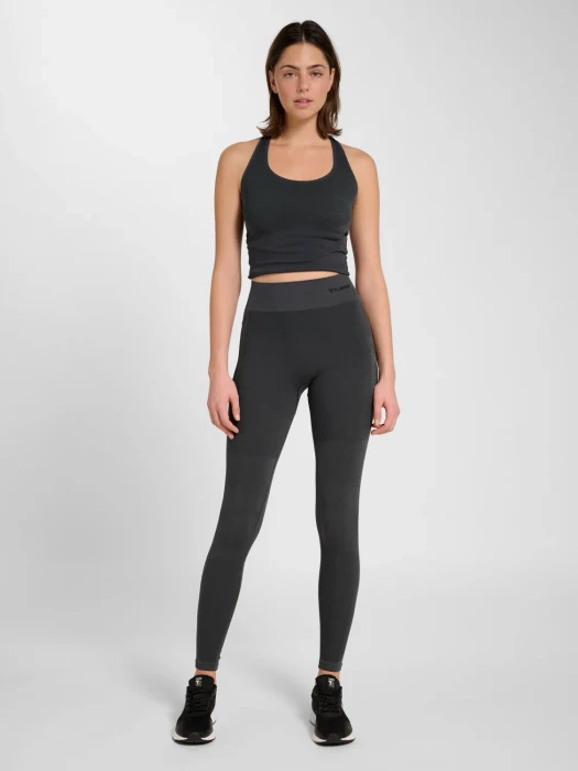 hummel CLEA Seamless Tight Hose lang ebony (Damen)