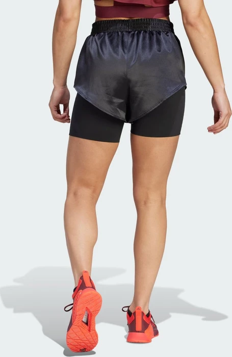 adidas Power Aeroready 2-in-1 Hose kurz schwarz/weiß (Damen)