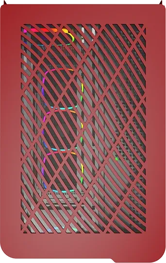 Montech King 95 Pro Vibrant Red, rot, Glasfenster