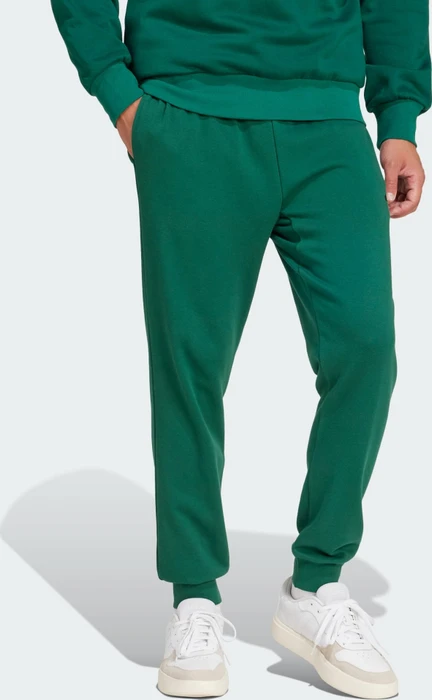 adidas Essentials Feel Cozy French Terry Trainingshose lang collegiate green/black (Herren)