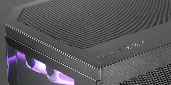 Mars Gaming MC-3TCORELCD Black, Glasfenster