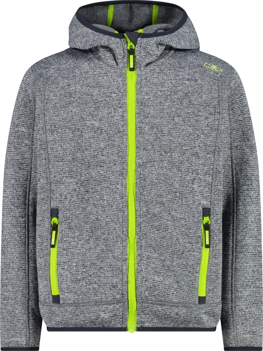 CMP Fix Hood Fleece Funktionsjacke ice/titanio (Junior)