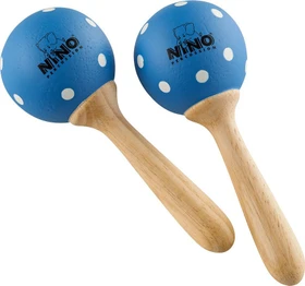 Nino Holz Maracas Small blau