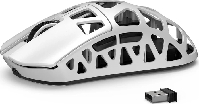 Attack Shark R3 Wireless Gaming Mouse weiß, USB/Bluetooth
