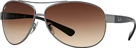 Ray-Ban RB3386 67mm gunmetal-black/brown gradient