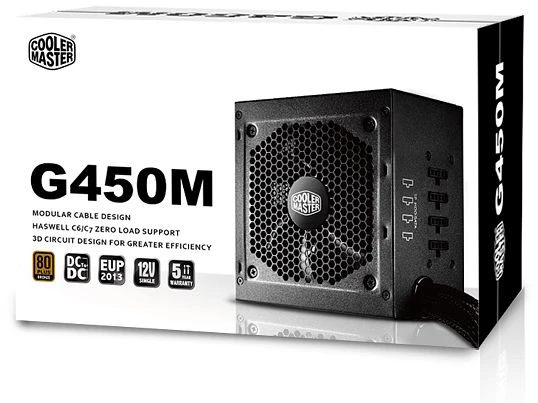 Cooler Master G450M 450W, ATX 2.31