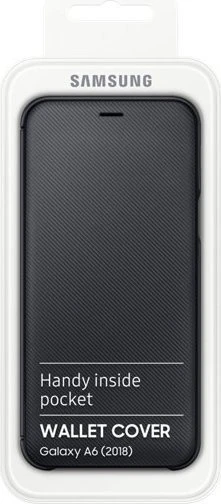 Samsung Flip Wallet für Galaxy A6 (2018) schwarz