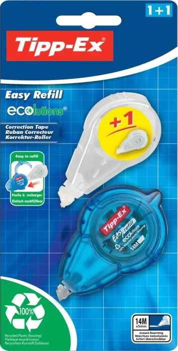 BIC Tipp-Ex Easy refill 5mmx0m Korrekturroller, Blister