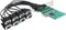 DeLOCK 8x seriell RS-232, PCIe 2.0 x1 Vorschaubild