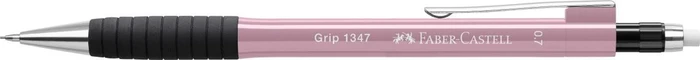 Faber-Castell Grip 1347 Druckbleistift 0.7mm graphit, rose shadows, Radierer
