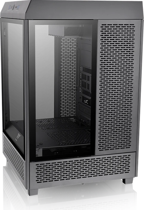 Thermaltake The Tower 500, schwarz, Glasfenster