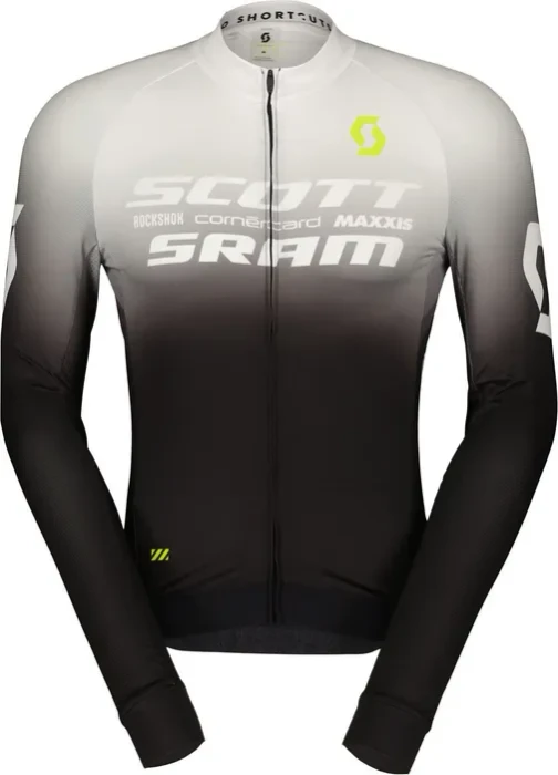 Scott RC Scott-Sram Pro Trikot langarm schwarz/weiß (Herren)