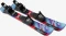 Salomon QST XS + C5 pastel neon blue 3/poppy red (inkl. Bindung) (Junior) (Modell 2025/2026) Vorschaubild