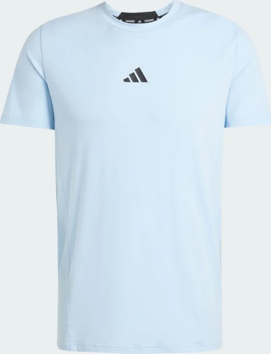 adidas Designed For Training Workout Funktionsshirt kurzarm glow blue (Herren)
