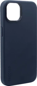 Decoded Leather Back Cover für Apple iPhone 14 Pro Max navy