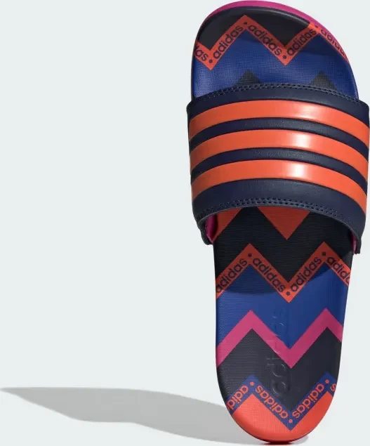 adidas Comfort Adilette night indigo/semi solar red/royal blue (Damen)