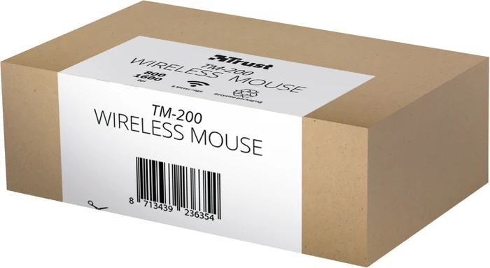 Trust TM-200 Wireless Mouse schwarz, USB