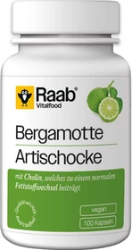 Raab Vitalfood Bergamotte Artischoke Kapseln, 100 Stück
