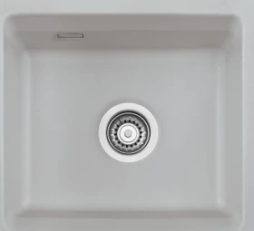 systemceram Kara 51 F/o Einbau Becken mittig titan