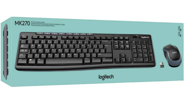 Logitech MK270 Wireless Combo, USB, DE