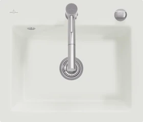 Villeroy & Boch Subway 60 S Einbau Becken mittig mit Ablauffernbedienung steam