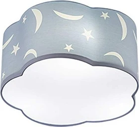 Trio Moony Schirmleuchte 3-flammig pastellblau