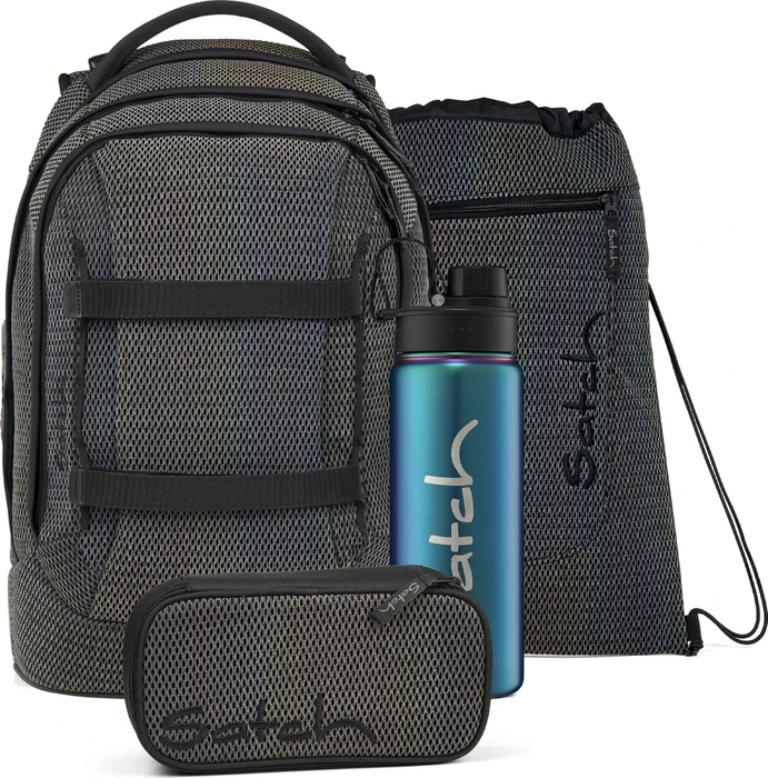 Satch Pack Set Hidden Rainbow Schulrucksack-Set, 3-tlg.