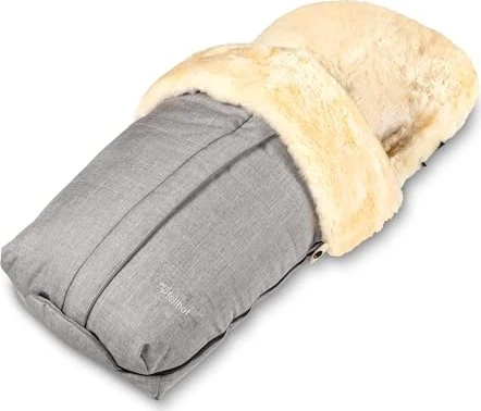 Fellhof Cortina Fußsack black melange