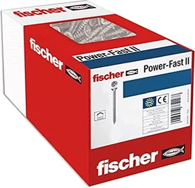 fischer PowerFast FPF II CZF BC PZ2 3.5x25 Spanplattenschraube, 3.5x25mm, 1000 Stück