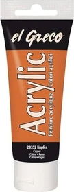 Kreul el Greco Acrylic Ink Acrylfarbe, kupfer, 75ml