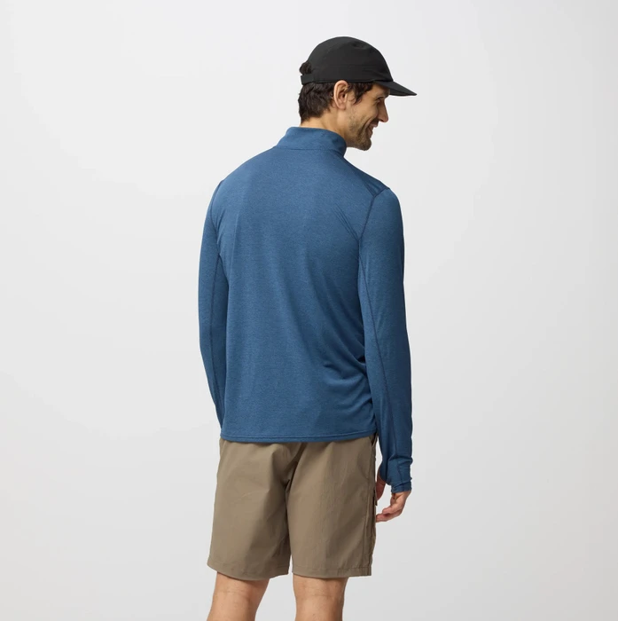 Fjällräven Abisko Day Hike HZ Funktionsshirt langarm indigo blue (Herren)