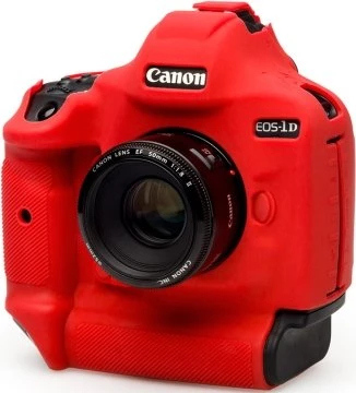EasyCover Silikonhülle für Canon 1Dx Mark III rot