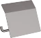 Hansgrohe AddStoris Toilettenpapierhalter mit Deckel brushed black chrome Vorschaubild