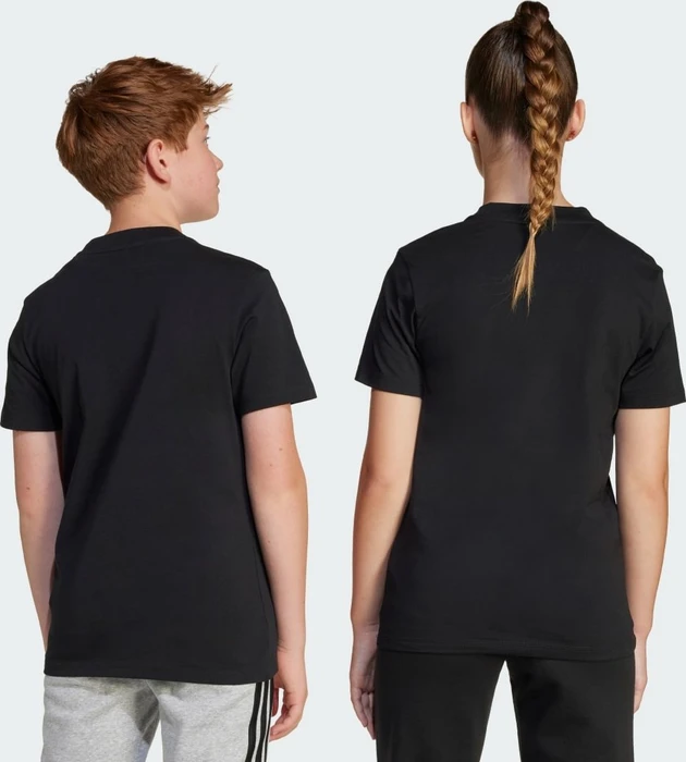 adidas Essentials T-Shirt kurzarm schwarz/weiß (Junior)
