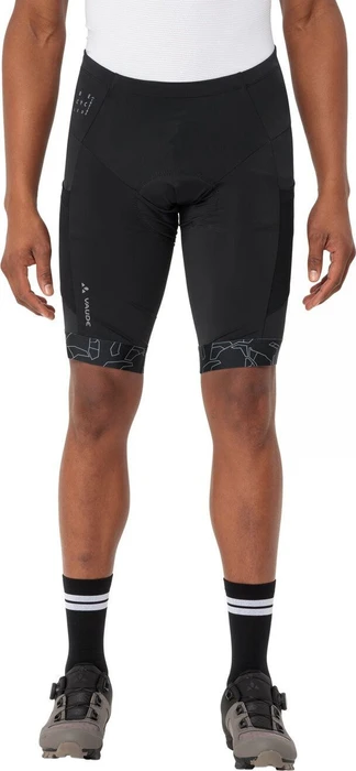 Vaude Kuro Tights II Fahrradhose kurz schwarz (Herren)
