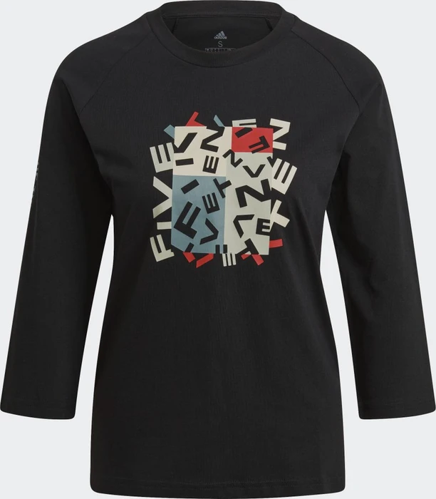 adidas Five Ten Graphic 3/4 Sleeve T-Shirt kurzarm schwarz (Damen)