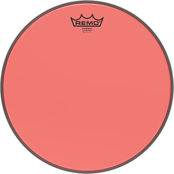 Remo Emperor Colortone Red 13"